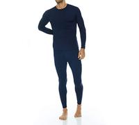 Thermajohn Men's Ultra Soft Thermal Underwear Long Johns Set with Fleece Lined (Large, Navy)