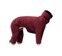Thermal 4-Leg Dog Jumpsuit, High Neck Winter Bodysuit with Full Coverage, Stretchable Soft Fabric Dogs, Indoor Outdoor Cold Weather Protection