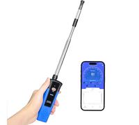 Thermal Anemometer, Hot Wire Anemometer with APP, 0~40m/s Wind Speed Meter, Extendable Wind Meter for Wind Speed, Temperature, Volume, 0-999900 ft3/min