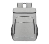 Thermal Backpack - Grey, Large Capacity 50 Liter Lunch Bag, Multiple Compartments Design, Leakproof Lining, Adjustable Shoulder Straps, Fro Pocket