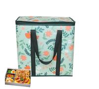 Thermal Bags for Cold Food, Widened Hand Strap Cold Bag, Large Wide Handle Large Capacity Non-Woven Fabric Insulation Pack for Gathering Picnic Fruit Drinks Takeaway Daily Delivery