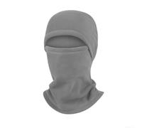 Thermal Balaclava Lightweight Ski with Wind Protection - Soft Fleece Neck Warmer for Snowboarding Running Outdoor Sports 28x36cm(Light Gray)