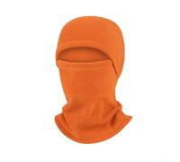 Thermal Balaclava Lightweight Ski with Wind Protection - Soft Fleece Neck Warmer for Snowboarding Running Outdoor Sports 28x36cm(Orange)