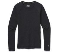 Smartwool Womens Classic Thermal Merino Base Layer Crew: Charcoal Heat