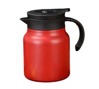 Thermal Beverage Server - 1L Double Wall Coffee Carafe | Vacuum Insulated Coffee Dispenser, Coffee Maker, Large Capacity Hot Water Pitcher, Beverage Dispenser, Under Coffee Carafe