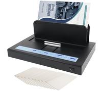 Thermal Binding Machine 500 Sheets Capacity Book Binding Material 110V Binding Machine A3(Short Edge)/A4/A5 Document Heat Binder with 10Pcs Covers (Black)