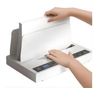 Thermal Binding Machine, Automatic Glue Binder with 55mm Max Binding Thickness, 3 Temperature Settings, PTC Ceramic Heating Book Binder Kits for Office Reports, Contracts & Project Files