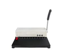 Thermal Binding Machine, Binding Machine Punching 12 Sheets Easy to Punch 10 Hole Square Size Holes Fit Letter Size A4 A3 Book Binder for Files School