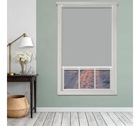 Thermal Blackout Blinds 106 x 210 cm Thermal Blackout Plain Roller Blinds Windows Multiple Colours and Sizes for Bedrooms, Living Room, Bathroom, The Office, Light Grey