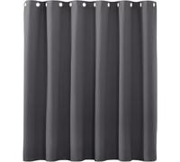 Thermal Blackout Curtains 60 x 100 cm Grommet Top Lightweight Machine Washable Soft Grey Ideal for Kitchen & Dressing Room Energy Efficient Privacy Protection