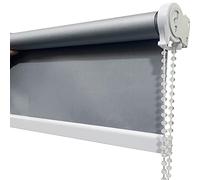 Thermal Blackout Roller Blind,Waterproof Fabric Window Roller Shades Blind,UV Protection,for Home,Bedrooms,Living Room,Bathroom,Office,with Accessories,Customizable (90cm Width x 130cm Drop)