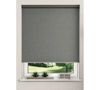 Thermal Blackout Roller Blinds 175Cm Drop X Width 130Cm Slate Grey