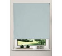 Thermal Blackout Roller Blinds 175Cm Drop X Width 140Cm Duck Egg Blue
