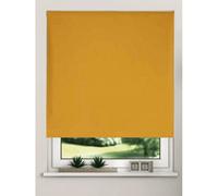 Thermal Blackout Roller Blinds - Ochre / 160cm
