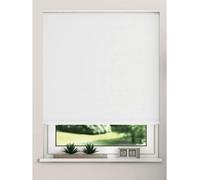 (115cm) White 100% Thermal Blackout Roller Blind For Windows