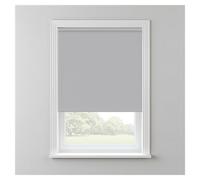 Thermal Blackout Roller Blinds for Window UV Protection Easy Fit Home Office Black out Blind for Bedroom, Trimmable Child Safe Light Grey, 180cm Width x 165cm Drop