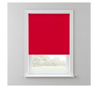 Thermal Blackout Roller Blinds for Window UV Protection Easy Fit Home Office Black out Blind for Bedroom, Trimmable Child Safe Red, 150cm Width x 210cm Drop
