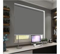 Thermal Blackout Roller Shades for Windows, 99% Uv Resistant Blackout Curtains, Home Office Sunshade Roller Blinds, Waterproof Blinds, Customizable,darkgrey-50x125cm/19.5 * 49in