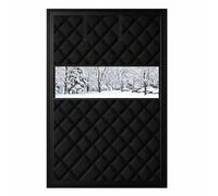 Thermal Blackout Window Cover, Window Insulation for Winter Home & RV | Wide20-79in Thick Window Winter Insulation, Easy Roll Up Window Heat Blocker, Hook Loop Install(Blacks,100Wx220H cm)