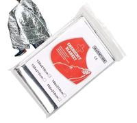 Thermal Blankets Survival | Aluminum Foil Poncho,Outdoor Large Thermal Blankets | for Hiking Backpacking Outdoor Travel Car Tent Winter Cold Weather Homeless