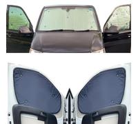 Thermal Blinds Compatible With Toyota HiAce (Fourth Generation) (Years 1990-2006) (Front Set) With Backing Colour in Navy, Reversible