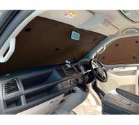 Thermal Blinds Single Window Kits Compatible with Nissan Elgrand (2002-2010) E51 (Front Set Of Blinds) With Backing Colour In Brown
