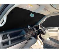 Thermal Blinds Single Window Kits Compatible with Nissan Elgrand (2002-2010) E51 (Front Set Of Blinds) With Backing Colour In Black