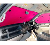 Thermal Blinds Single Window Kits Compatible with Peugeot Partner & Teepee (2007-2018) Second Generation (Front Set Of Blinds) With Backing Colour In Pink