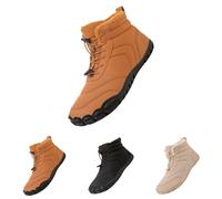 Thermal Boots Mens Mens Lightweight Waterproof Hiking Boots Fur Winter Ankle Boot For Walking Grippy Outsole Warm Trainers Outdoor Trails Shoes Anti Skid Snow Sneakers Durable Walking Trainers