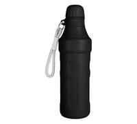 Thermal Bottle 500ML Portable Vacuum Drinkware, Small Mouth Stainless Steel Hot Water Bottle with Strap for Milk, Coffee, Outdoor Sports, Gym