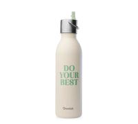 Thermal Bottle with Cap Qwetch Active Level Up Beige 600 ml