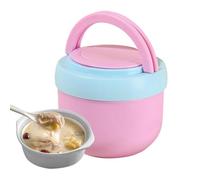 Thermal Bowls for Hot Food - with Spoon, Wide Mouth Vacuum Jar,Insulated Thermal Lunch Soup Bowl | for Travel Office Camping Picnic Commuting School Road Trips