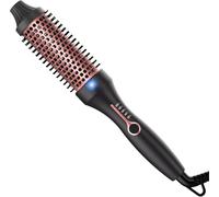 Thermal Brush 38mm Curling Brush, Ceramic Thermal Brushes for Hair, Thermal Round Brushes with 5 Temperatures 120-200℃, Volumize Comb Curler Styling Tool Dual Voltage