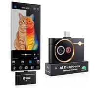 Thermal Camera for Android Thermal Master P4 Infrared Camera Dual-lens 512x384 Super Resolution Temperature Range -20 to 600 °C for Home and Electrical Inspection 0.035℃ Sensitivity