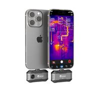 Thermal Camera P1 for iPhone 15/16 und Android Infared Camera Super IR Resolution 320x240 Thermal Imaging Camera Temp Range -20℃-600℃, 15x Zoom Suitable for Phone/Tablet/PC