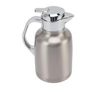 Thermal Carafe, 1.6L Thermal Coffee Carafe Hot Water and Coffee Dispenser Double Wall Vacuum Flask Insulated Coffee Pot for Tea Coffee(Silver)