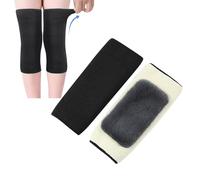 Thermal Cashmere Knee Braces Women Men Thick Long Leg Warmer Winter Windproof Knee Support Leggings Leg Sleeves Elderly Compression Knee Brace Support Protector for Arthritis Ski Cycling Running