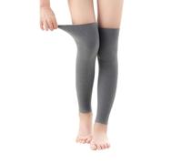 Thermal Cashmere Leg Warmer Warm High Boot Knee Braces Leg Warmers Elastic Warm Knee Pads Leg Sleeves Support Protector for Women Men Windproof Lining Leggings for Ski Cycling Yoga Arthritis