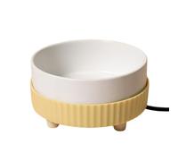 Thermal Ceramic Drinking Bowl - Heated Water Bowl for Cats | Thermostatic Heating Bowl for Dogs and Cats, Puppy Pet Water Bowl Chicken, Duck, Bird, Indoor
