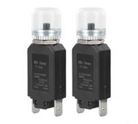 Thermal Circuit Breaker 2pcs 88A for Motor For Protection Compatible with Rectifiers and Chargers for Overload and Fault For Protection (10A)