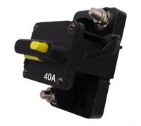 Thermal Circuit Breaker 60A DC 30V-300V for Trolling Motor(40A) | Manual reset button, thermal trip protection, waterproof sealed design, fits trolling motors, boat fuse panels