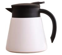 Thermal Coffee Carafe, 880ml Stainless Steel Insulated Tea Pot with Handle and Leakproof Lid, Double Wall Vacuum Water Carafe for Home Office Insulated Tea Pot