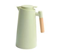 Thermal Coffee Carafe, HUIOP 1L Thermal Coffee Carafe Double Walled Vacuum Coffee Maker Thermal Jug Thermos Pot with Wooden Handle Water Kettle Insulated Bottle Tea Carafe Keeping Warm
