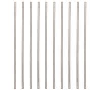Thermal Conductivity Rod, 20cm Straight Cylinder Physics Lab Tool | 5mm Diameter, Polished Silver Metal, Tests Heat Sources and Measuring Instruments, Suitable for Instructors and Students