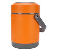 Thermal Cooking Pot, 2L Stainless Steel Mini Portable Thermal Cooker with Handle, 20W Constant Temperature Heat Preservation Lifting Pot for Travel Camping Office, Dishwasher