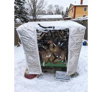 Thermal Cover for Chicken Coop, Insulated Dog Crate Cover with Clear Door & Window, Customizable Enclosure Blanket for Pets