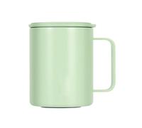 Thermal Cup With Handle 400ml Thermal Mugs For Hot Drinks Insulated Coffee Mug To Go Reusable Coffee Cups With A Sealed Lid Coffee Thermos Mug travel mugs for hot drinks For Hot And Cold Drinks(Green)