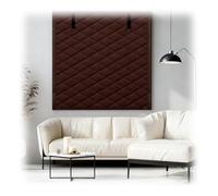 Thermal Curtains, Oxford Cloth Cotton Insulated Window Cover, Weatherproofing Windows Insulation Blanket Kit for Home Living Room(Brown,50x70cm)