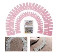 Thermal Deformation Resistant Hemming Aid For Dressmaking Flexible Fabric Aligner With Slip Proof Measurement Systems 2x Sewing Ruler For Straight And Curved Hemming