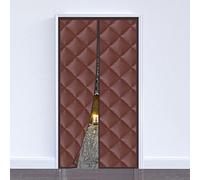 Thermal Door ain 185x210cm Draft Stopper for Front Door Waterproof & Windproof Easy Peel-and-Stick Inllat Cold Protect for Home & Kids